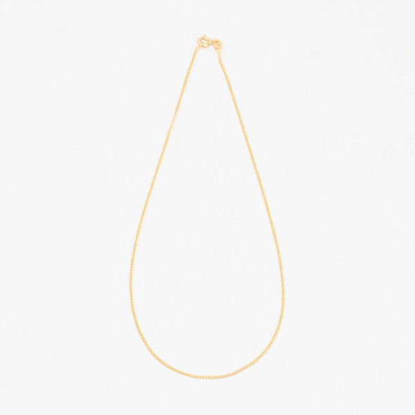 Panser Halskæde i 8K guld, 36 cm, 1 g