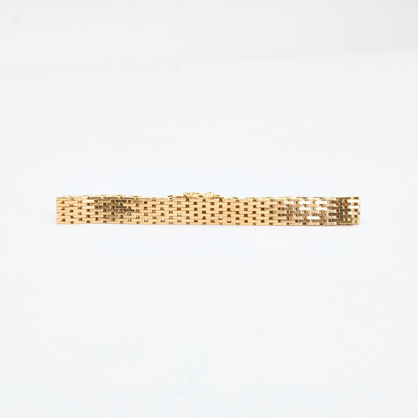 Mursten Armbånd i 14K guld, 19.5 cm, 19.4 g