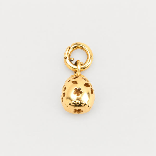Ole Lynggaard Sweet Drops Charm i guld med diamanter (0,03 ct), 2,2 cm