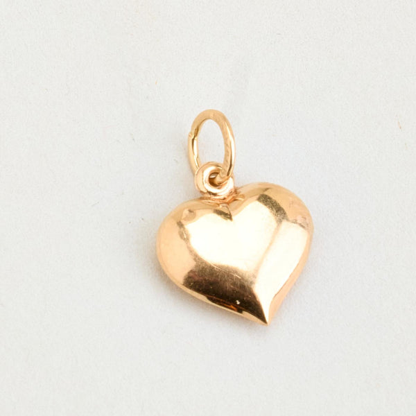 Hjerte vedhæng i 14K guld, 1.5 cm, 0.4 g