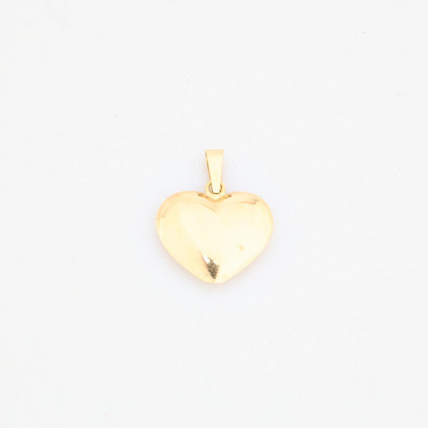 Klassisk Hjerte vedhæng i 14K guld, 2.5 cm, 1.68 g