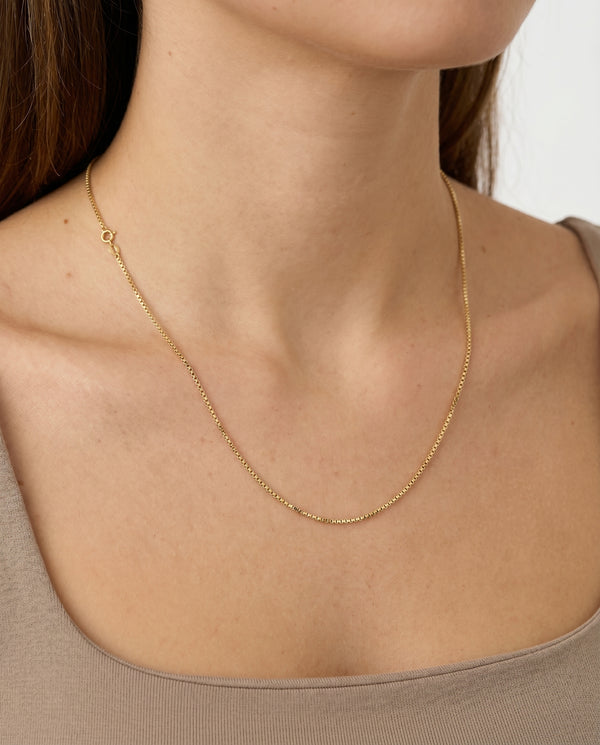 Venezia Halskæde i 14K guld, 47 cm, 4 g