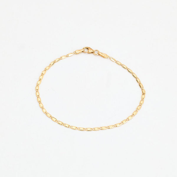 Mariner Link Ankelkæde i 8K guld, 17.5 cm, 1.3 g