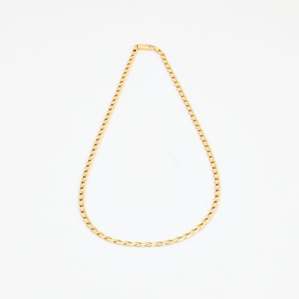 Link Halskæde i 18K guld, 53 cm, 18.56 g