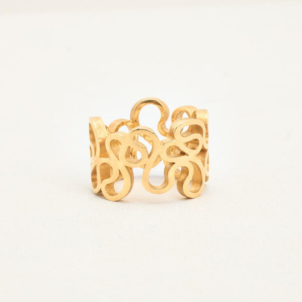 Blondering i 18K guld, str. 55