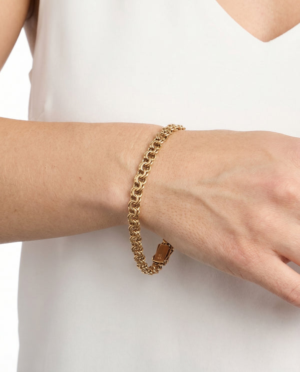 Bismark Armbånd i 8K guld, 19.5 cm, 8.5 g