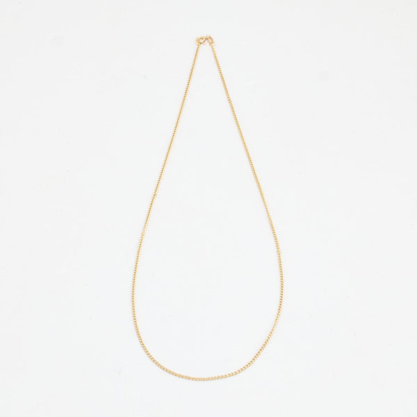 Panser Halskæde i 9K guld, 52 cm, 3.15 g