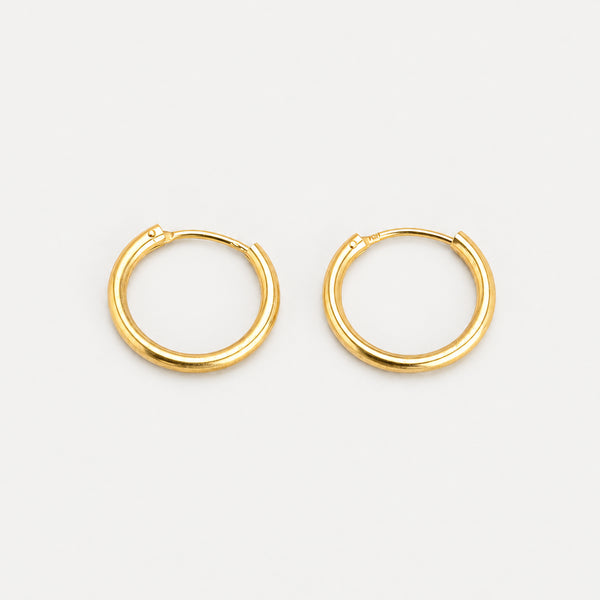 Creoler i 8K guld, 1.5 cm,