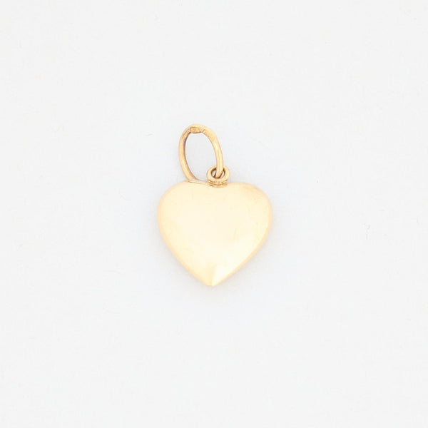 Hjerte vedhæng i 14K guld, 2 cm, 1.45 g