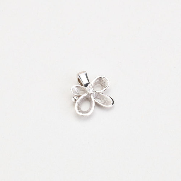Per Borup Violina vedhæng i 14K hvidguld med en diamant (0,02 ct), 1.5 cm