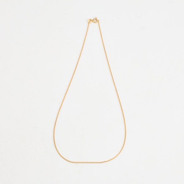 Ankerkæde Halskæde i 14K guld, 38 cm, 1.5 g