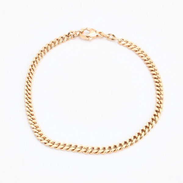 Panser Armbånd i 8K guld, 20 cm, 6.4 g