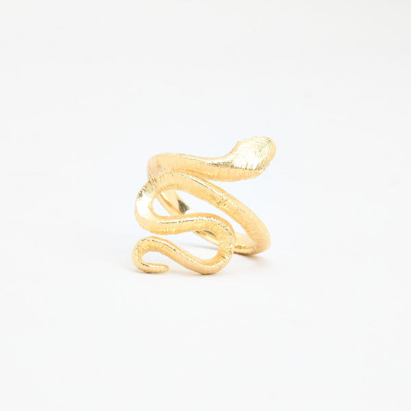 Slangering i 14K guld, str. 51