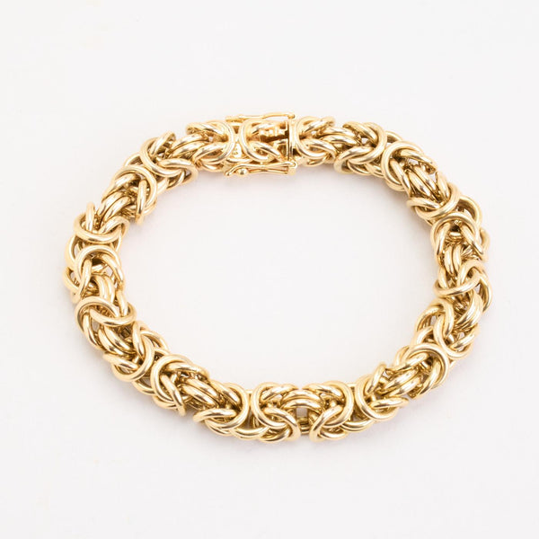 Kongekæde Armbånd i 14K guld, 20 cm, 81.72 g
