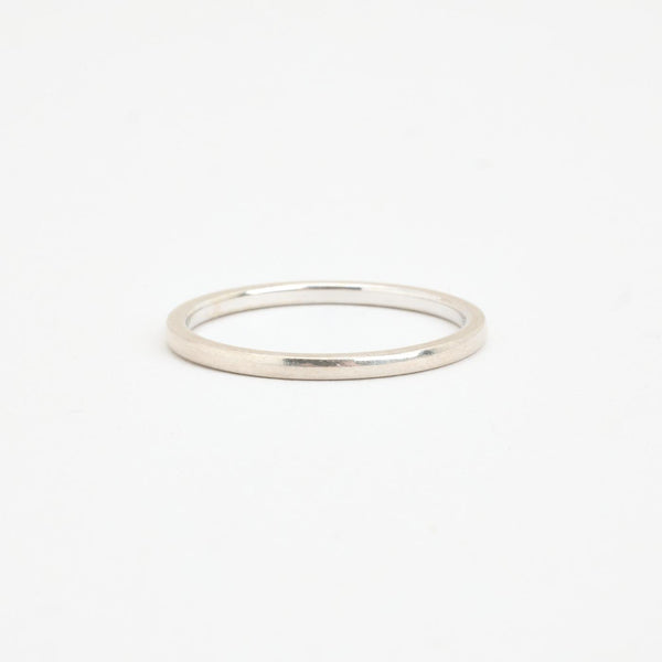 Ring i 14K hvidguld, str. 60