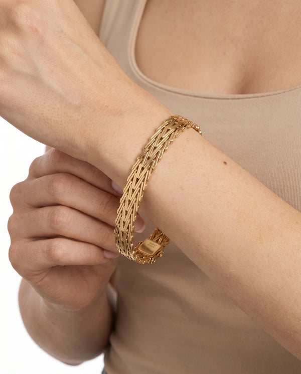 Geneve Armbånd i 14K guld, 20.5 cm, 17.37 g