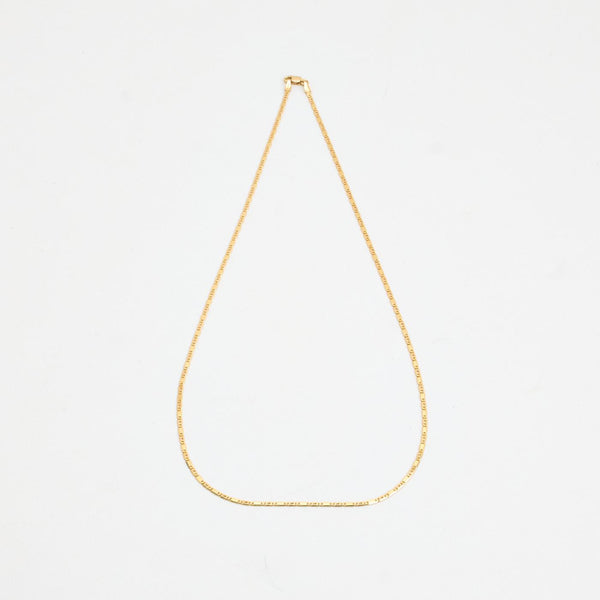 Figaro Halskæde i 14K guld, 50.5 cm, 4.72 g