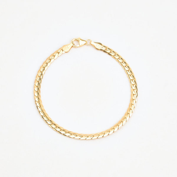 Panser Armbånd i 8K guld, 19 cm, 7.8 g