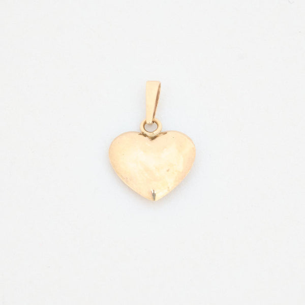 Klassisk Hjerte vedhæng i 8K guld, 2 cm, 0.65 g