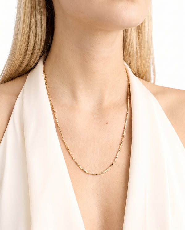 Venezia Halskæde i 14K guld, 52.5 cm, 2.8 g