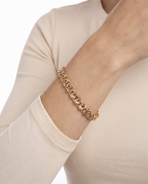 Bismark Armbånd i 8K guld, 18.5 cm, 6.5 g