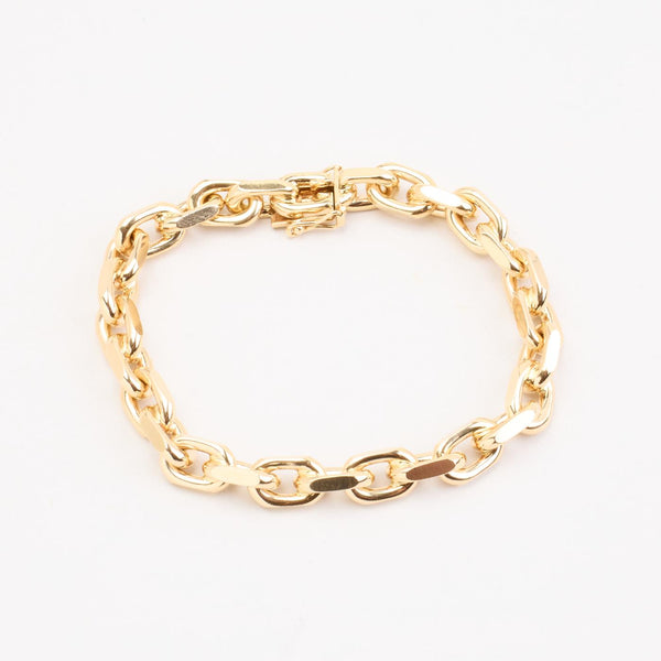 Ankerkæde Armbånd i 14K guld, 18.5 cm, 41.2 g