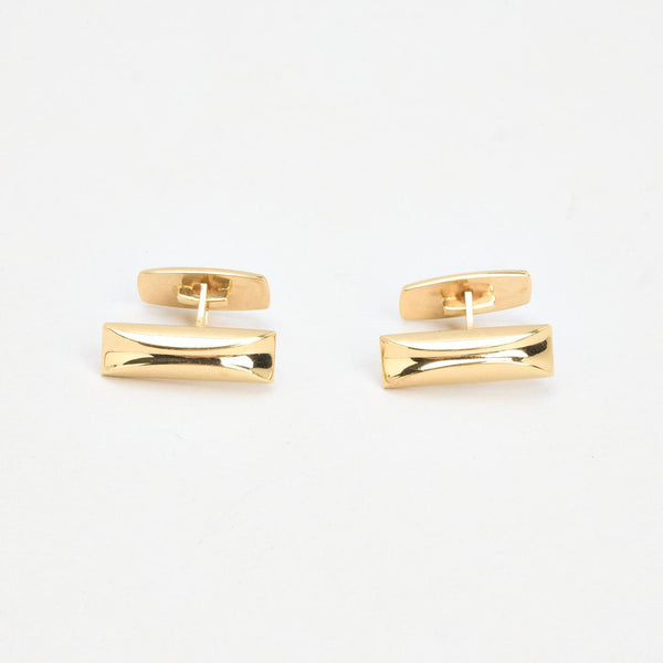 Manchetknapper i 14K guld, 2 cm, 5.4 g