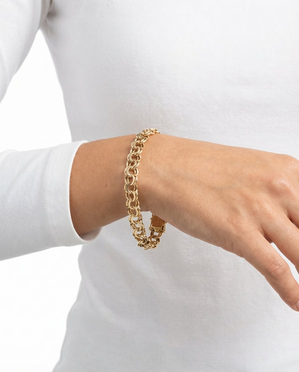 BNH Bismark Armbånd i 8K guld, 20 cm, 13.3 g