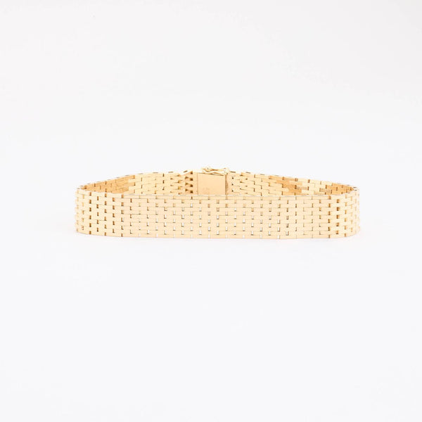 Mursten Armbånd i 14K guld, 18.5 cm, 25.8 g