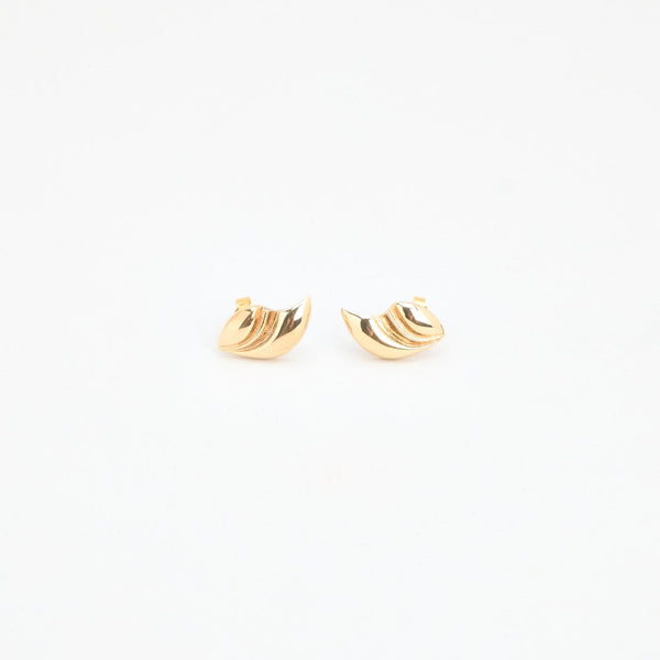 Øreringe med stik i 14K guld, 1.8 cm,