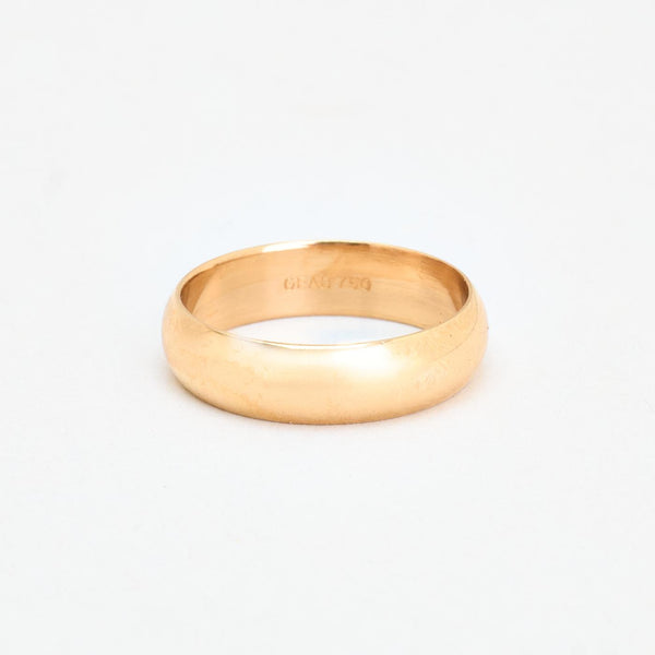 Klassisk Vielsesring i 18K guld, str. 53