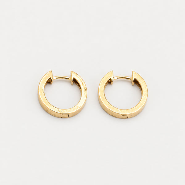 Creoler i 8K guld, 1.5 cm,