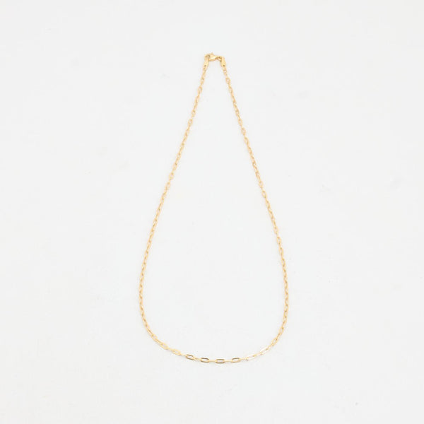 Link Halskæde i 14K guld, 50 cm, 2.2 g