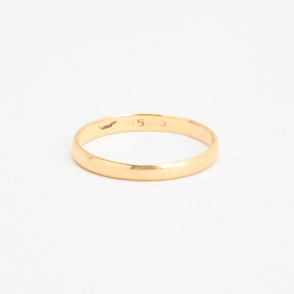 Klassisk Vielsesring i 14K guld, str. 57