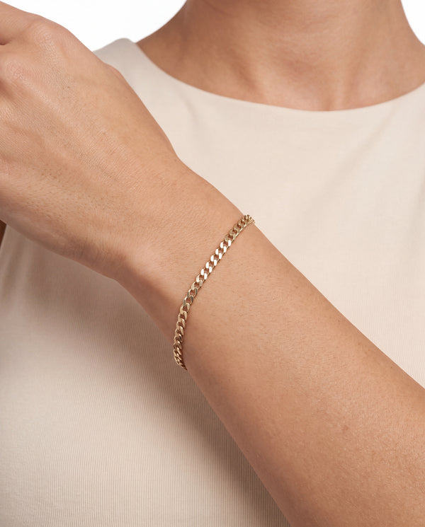 Panser Armbånd i 8K guld, 18.5 cm, 2.28 g