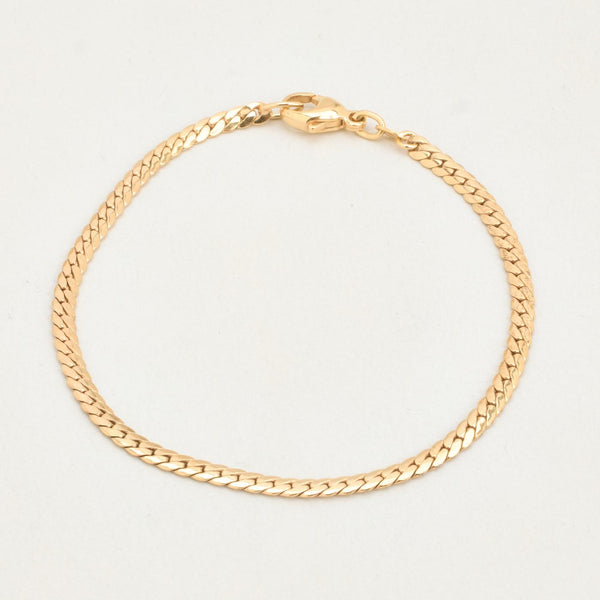 Panser Armbånd i 14K guld, 18.5 cm, 4.5 g