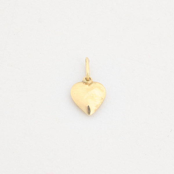 Klassisk Hjerte vedhæng i 14K guld, 1.2 cm, 0.43 g