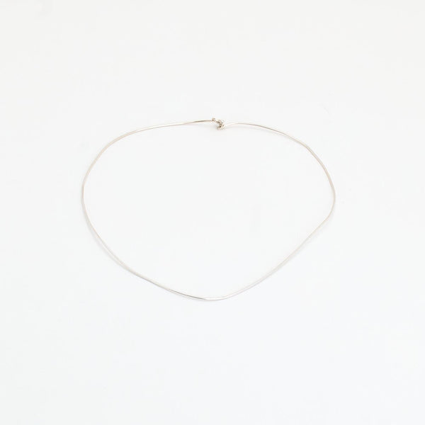 Omegakæde Halskæde i 14K hvidguld, 45.5 cm, 5.7 g