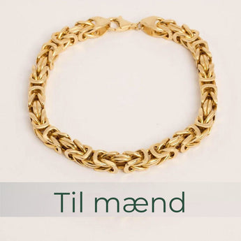 Guld armbånd til mænd