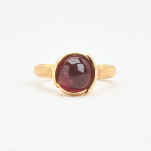 Ole Lynggaard Lotus 1 ring i 18K guld med pink turmalin, str 51