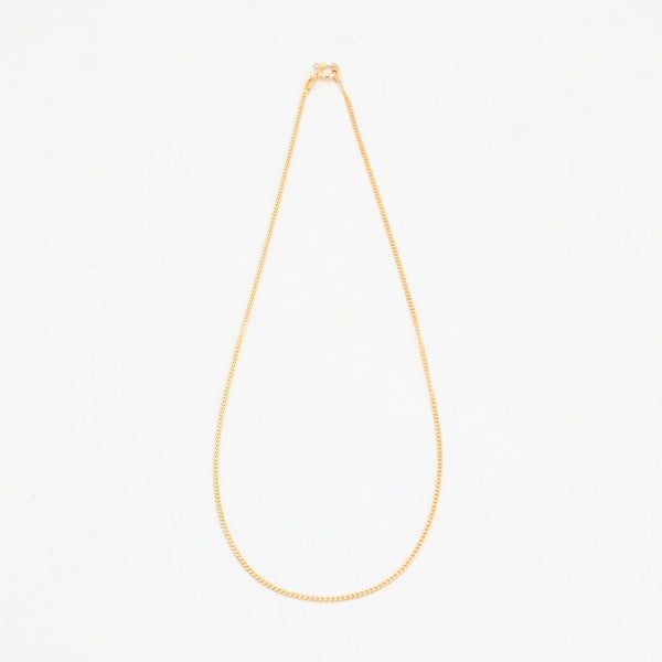 Panser Halskæde i 8K guld, 37 cm, 1.88 g