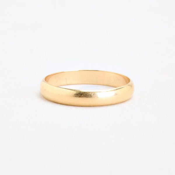 Klassisk Vielsesring i 14K guld, 57 cm, str. 57