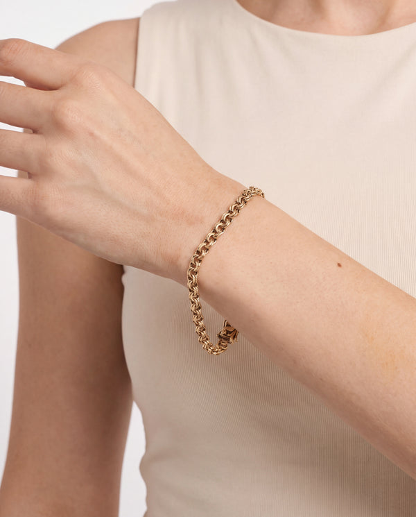 Bismark Armbånd i 8K guld, 19 cm, 4.9 g