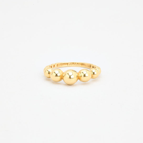 Kuglering i 18K guld, str. 54