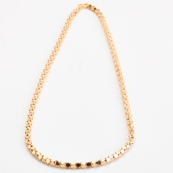 X-link Halskæde i 18K guld, 44.5 cm, 10 g