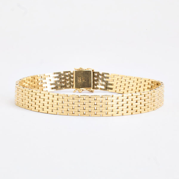 Mursten Armbånd i 14K guld, 19.5 cm, 21.3 g