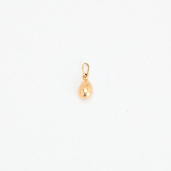 Dråbe vedhæng i 18K guld, 1.5 cm, 0.37 g