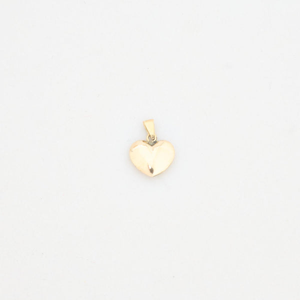Klassisk Hjerte vedhæng i 14K guld, 1.8 cm, 0.6 g
