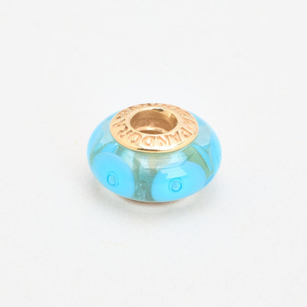 Pandora Murano Charm i 14K guld, 1.3 cm, 1.3 g