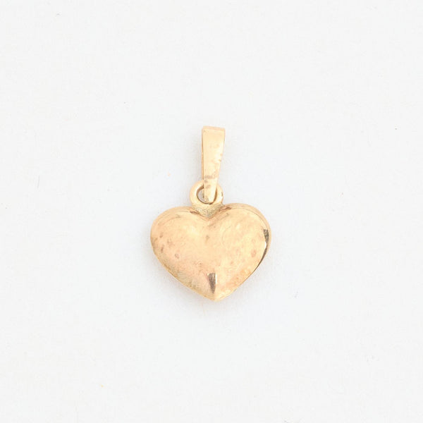 Hjerte vedhæng i 8K guld, 1.5 cm, 0.4 g
